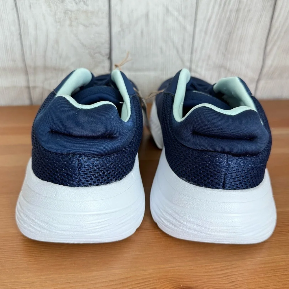 NEW ADIDAS Cloudform Comfort Sneakers Dark Blue/Halo Mint/Cloud White Woman’s 7 - Picture 4 of 5